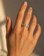 Bold Chain Cubic Zirconia Ring, photo 2