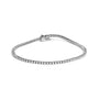 Pulsera tenis clásica con diamantes de 1 1/2 ct. p.t. en oro blanco de 14K, foto 1