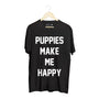 Puppies Make Me Happy Unisex Tee