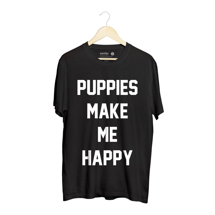 Puppies Make Me Happy Unisex Tee