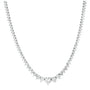 15 CTW Lab-Created Moissanite Necklace in Gold-Plated Brass, photo 1