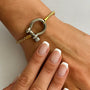 Lucky Lock Horseshoe Carabiner Clasp Bracelet, photo 2