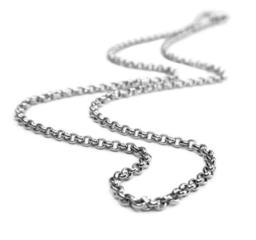 Sterling Silver Chain - Thick Rolo, photo 1