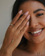 14K Gold Diamond Claw Ring, photo 2