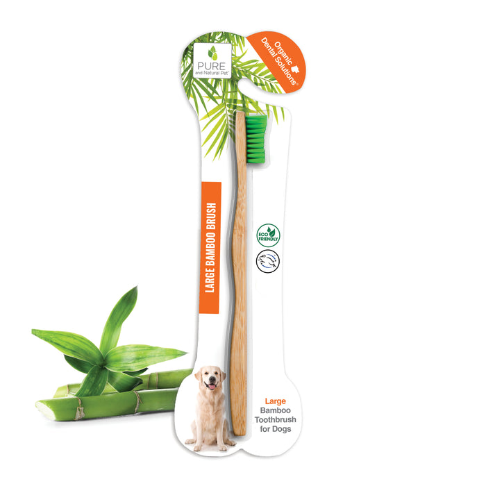 Bamboo Toothbrush for Large Dogs