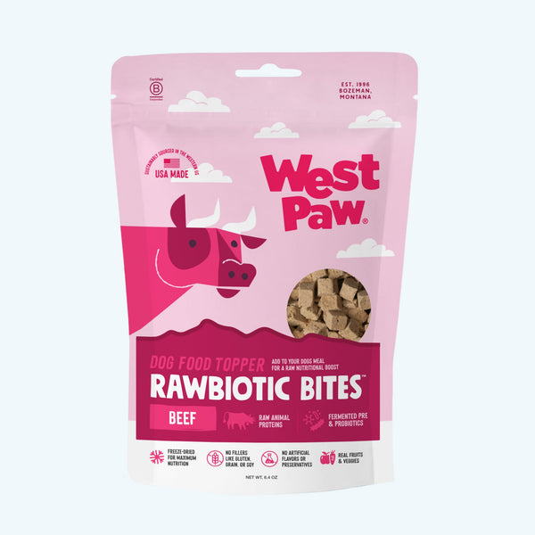 Rawbiotic Bites Beef Dog Food Topper