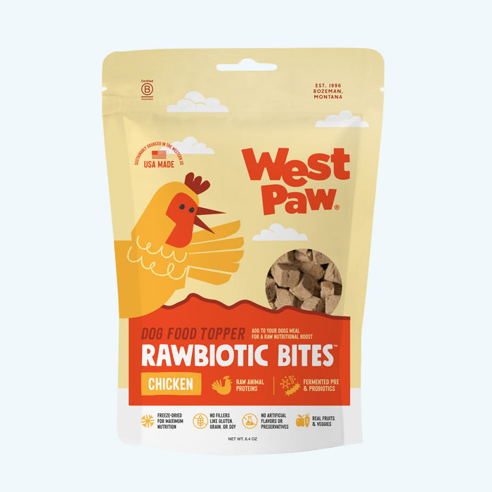 Rawbiotic Bites Chicken Dog Food Topper