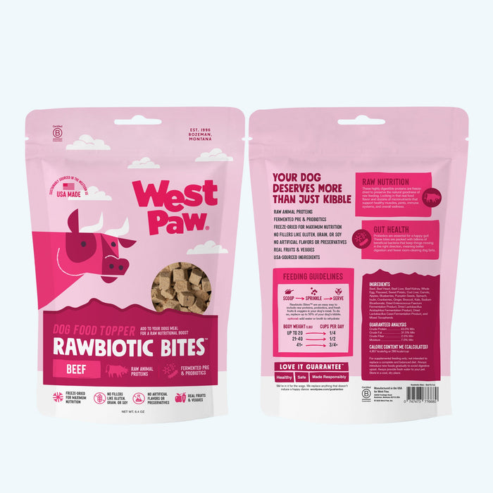 Rawbiotic Bites de res, complemento para la comida del perro, foto 2