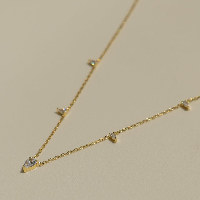 Triangle Gem Cubic Zirconia Necklace, photo 6