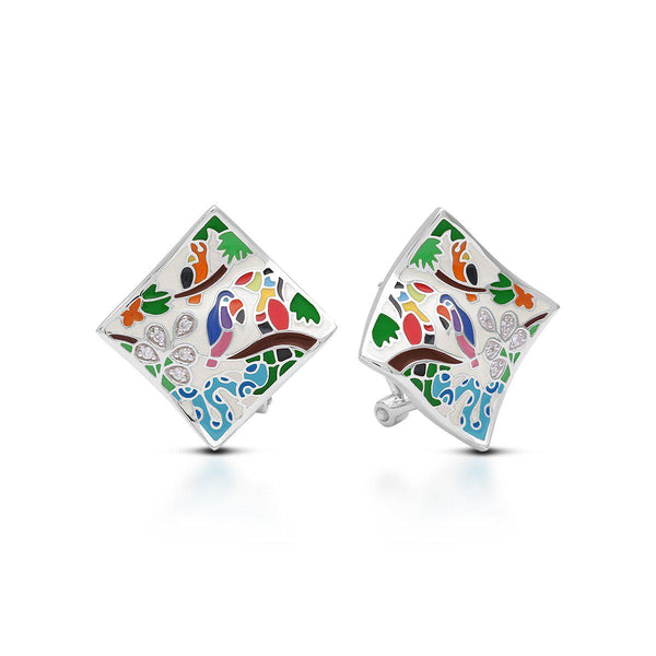 Tropical Rainforest Earrings, photo 1
