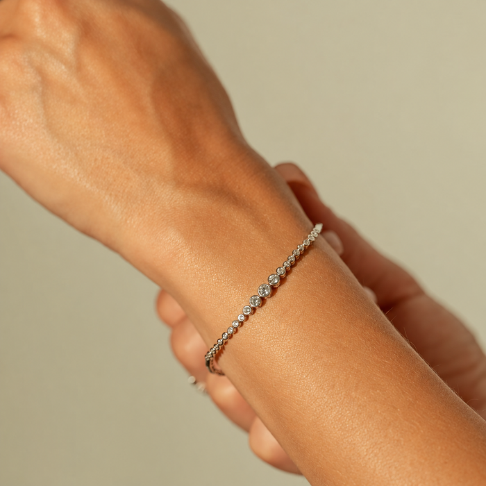 Bubble Cubic Zirconia Bracelet, photo 1