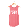Dog Walks Are My Happy Hour Women's Sleeveless Tank