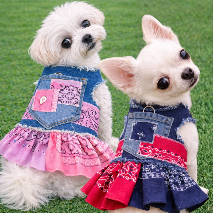 Bandana Denim Dress, photo 2