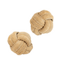 Huggle-Hide Natural Leather Ball Dog Toys, 2 Pack, photo 3