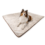 Manta impermeable PupProtector Summer de pelo corto, blanco con detalles marrones