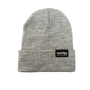 Puppies Make Me Happy Hipster Beanie in grey