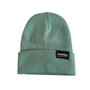 Puppies Make Me Happy Hipster Beanie in sage