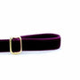 Burgundy Velvet Dog Leash, photo 2