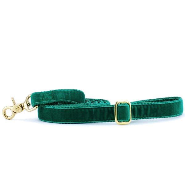 Emerald Velvet Dog Leash, photo 3
