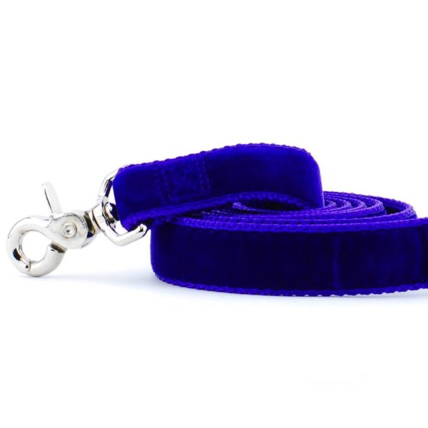 Purple Velvet Dog Leash, photo 1