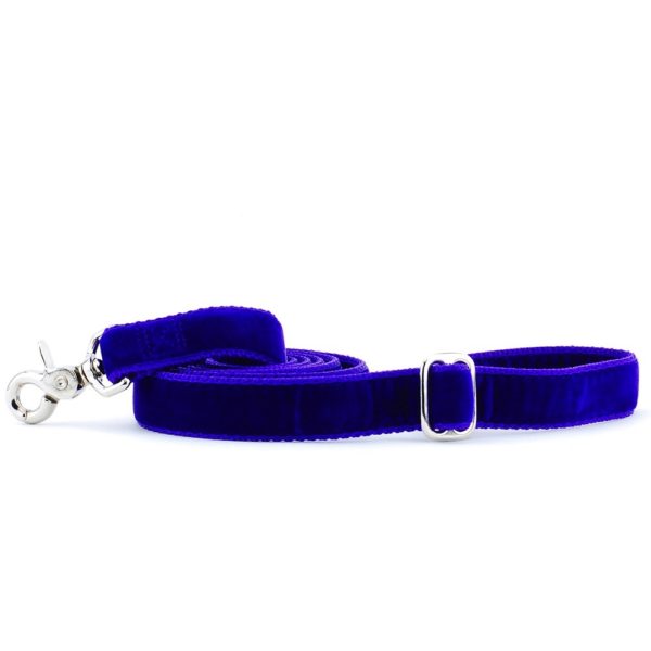 Purple Velvet Dog Leash, photo 3