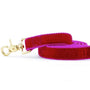Raspberry Velvet Dog Leash, photo 1