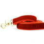 Rust Velvet Dog Leash, photo 1