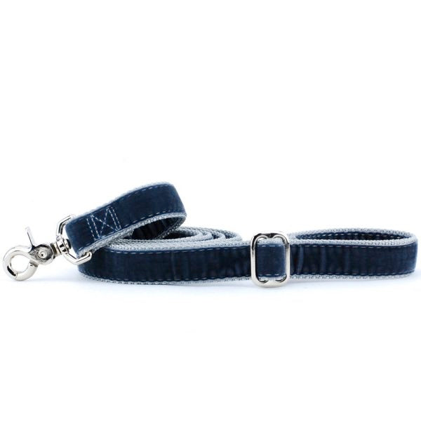Smoke Gray Velvet Dog Leash, photo 3