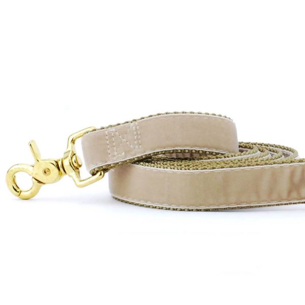 Tan Velvet Dog Leash, photo 1