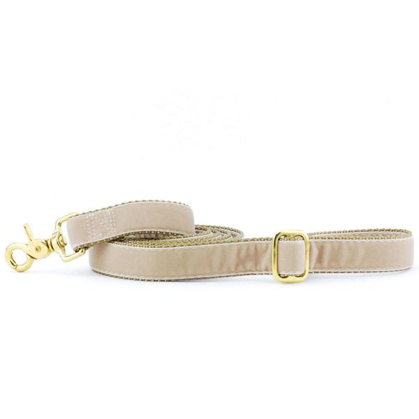 Tan Velvet Dog Leash, photo 3