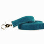 Teal Velvet Dog Leash, photo 1