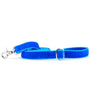 Venetian Blue Velvet Dog Leash, photo 3