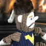 NCAA West Virginia University, Mountaineer Knottie, juguete de peluche para perro, foto 7