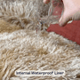 Piecera impermeable PupProtector Luxe, oveja afelpada canela, foto 5