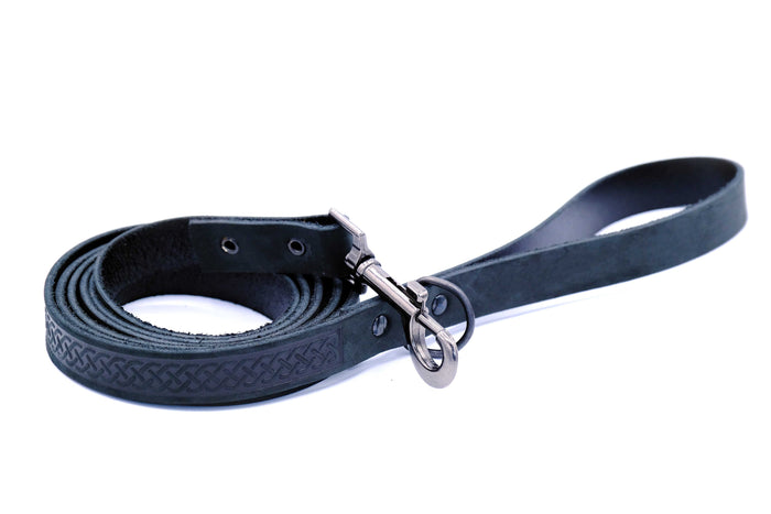 Celtic Sport Leather Collar and Leash Set, photo 7