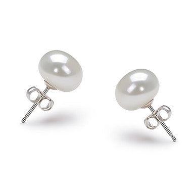 6-7 mm White Freshwater Pearl Stud Earrings, photo 4