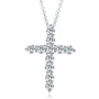 Faith Cubic Zirconia Cross Pendant Necklace, photo 1