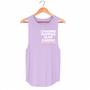 Chasing Puppies is My Cardio Women's Sleeveless Tank in lilac