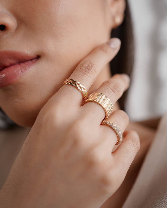 Diamond Pave Dome Ring, photo 8