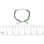 Pulsera de estaciones con cuentas de malaquita y cierre bolo en plata de ley, foto 5