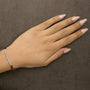 Pulsera bolo de estaciones con cuentas de arena en plata de ley, foto 3