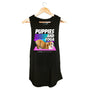 Puppies & Yoga OG Tank Top in black