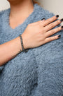 20 Ct. T.W. White and Treated Black Pavé-Set Diamond Eternity Snake Skin Style Tennis Bracelet in 18K White Gold, photo 3