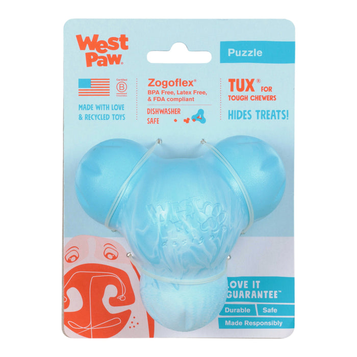 Tux Treat Toy for Dogs, Aqua Swirl, photo 5