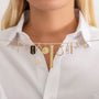 Dije de hueso de la suerte con diamantes en oro de 14K, foto 5