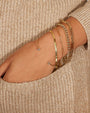 14K Gold Herringbone Bracelet, photo 6