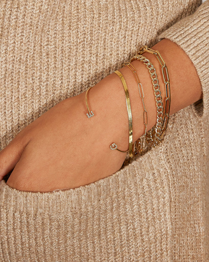 14K Gold Herringbone Bracelet, photo 6