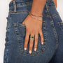 14K Gold Diamond Emerald Ring, photo 8