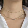 14K Gold Cuban Link Choker, photo 4