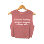 Currently Seeking Crop Top in mauve